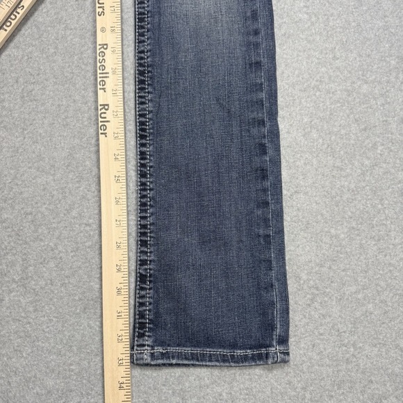 Ariat REAL Denim Jeans Womens 25R (27x33) Stryker Gianna Straight Lowrise Denim - Picture 9 of 10